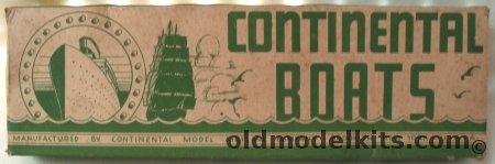 Continental Model Airplane Co DD-327 USS Preston Destroyer - Wooden Ship Model plastic model kit